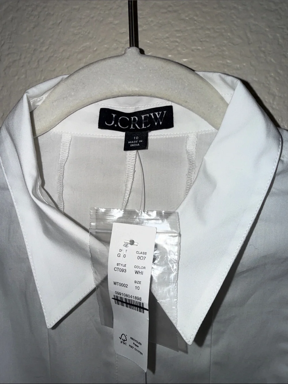 Puff Sleeve Button up top